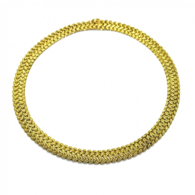 Collier Chaîne Ancien Avec Pendentif N656 Orena Paris - Bijou Vintage Occasion