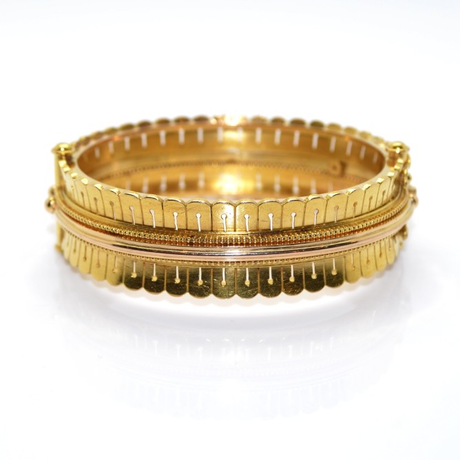 Lot de 3 bracelets Zoey (joncs assortis doré et fauve) Avon