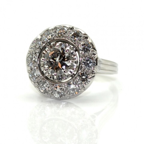Bague Ancienne En Argent – Taille 56 (115-12/A2-72)