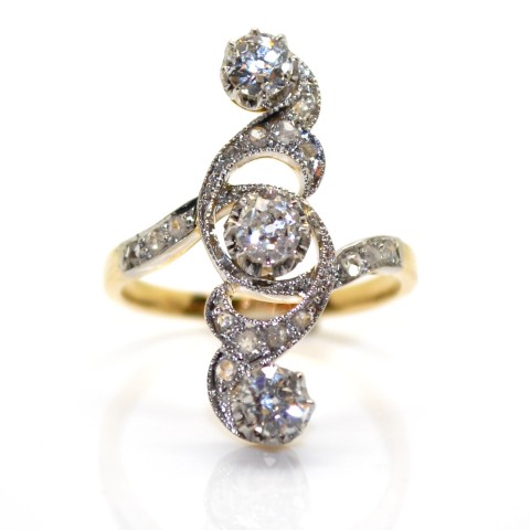Lot De Bijoux Anciens Vintage - Bague, Bracelet, Boucles D'oreilles - Occasion