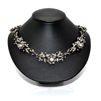Bijoux anciens - Collier ancien diamants, vers 1850 