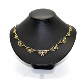 Bijoux anciens - Collier ancien en or jaune