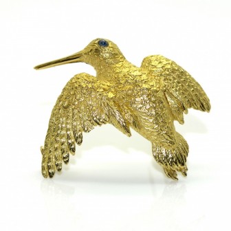 Bijoux anciens - Broche oiseau vintage 