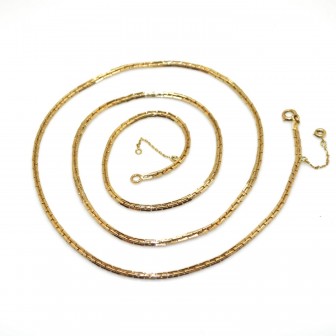 Bijoux anciens - Chaine vintage en or