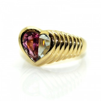 Bijoux récents - BULGARI - Bague Doppio coeur