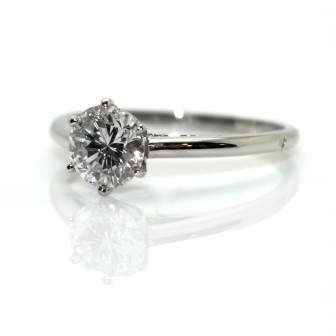 Bagues de fiançailles - MELLERIO - Bague solitaire diamant 