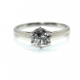 Bagues de fiançailles - MELLERIO - Bague solitaire diamant 