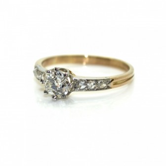 Bagues de fiançailles - Bague solitaire diamant 