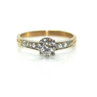 Bagues de fiançailles - Bague solitaire diamant 