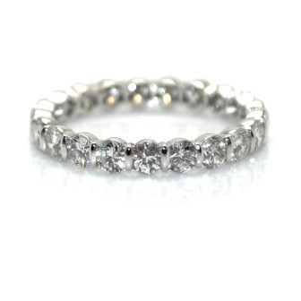 Bagues de fiançailles - Alliance américaine diamants - Env. 2,20 carats