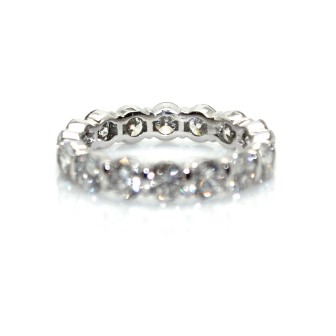 Bagues de fiançailles - Alliance américaine diamants - Env. 4,30 carats