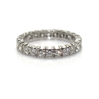 Bijoux récents - Alliance américaine diamants - Env. 2 carats