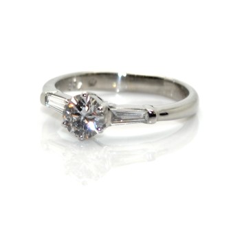 Bijoux récents - Bague solitaire diamant 