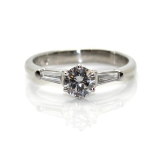 Bijoux récents - Bague solitaire diamant 