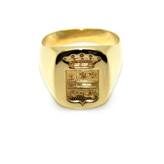 Bijoux anciens - Bague chevalière or
