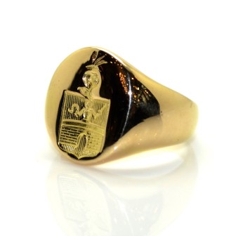 Bijoux récents - Bague chevalière or