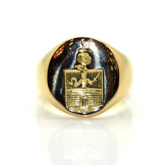 Bijoux récents - Bague chevalière or