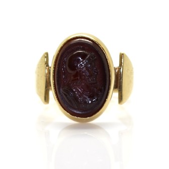 Bijoux anciens - Bague ancienne camée