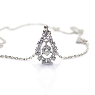 Bijoux anciens - Pendentif diamant 