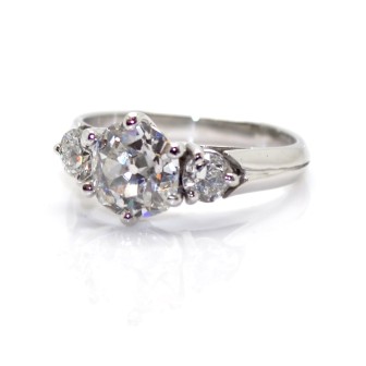 Bagues de fiançailles - Bague trilogie diamants