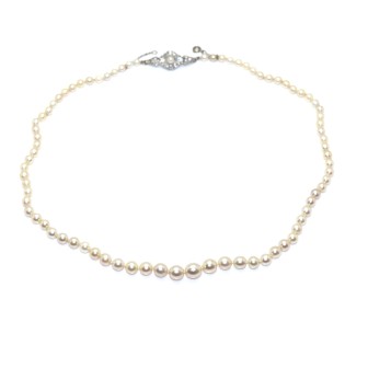 Bijoux collier ancien perles (72-20