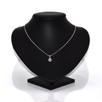 Bijoux anciens - Pendentif diamant poire 1,18 carat