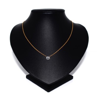 Bijoux anciens - Pendentif diamant  1 carat