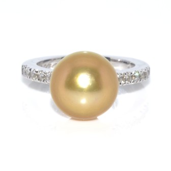 Bijoux récents - Bague perle gold