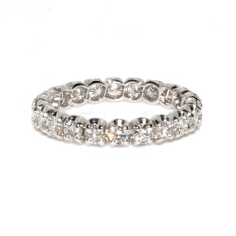 Bagues de fiançailles - Alliance américaine diamants - Env. 1,30 carat