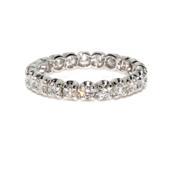 Bagues de fiançailles - Alliance américaine diamants - Env. 1,30 carat