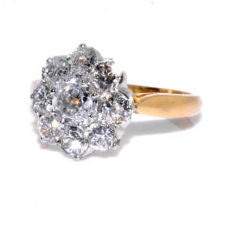 Bijoux récents - Bague Pompadour diamants 