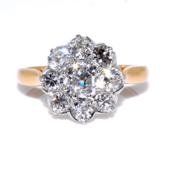 Bijoux récents - Bague Pompadour diamants 