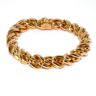 Bijoux anciens - Caplain Saint André - Bracelet tressé