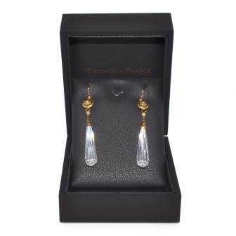 Bijoux anciens - Boucles d'oreilles pendantes anciennes