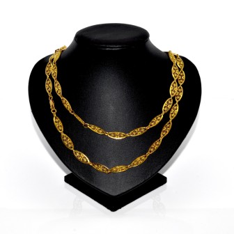 Bijoux anciens - Long sautoir ancien en or jaune