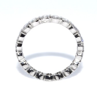 Bagues de fiançailles - Alliance américaine diamants - 2,57 carats