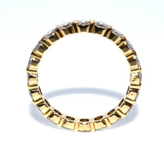 Bijoux Récents - Alliance américaine diamants - Env. 3,00 carats