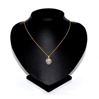 Bijoux anciens - Pendentif marguerite diamants 