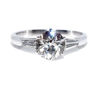 Bagues de fiançailles - Bague solitaire diamant 1,19 carat