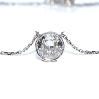 Bijoux anciens - Pendentif diamant 