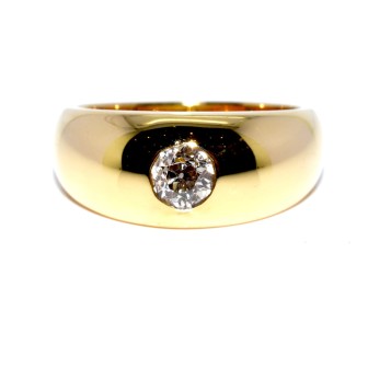 Bagues de fiançailles - Bague jonc diamant 