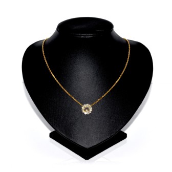 Bijoux anciens - Pendentif marguerite diamants