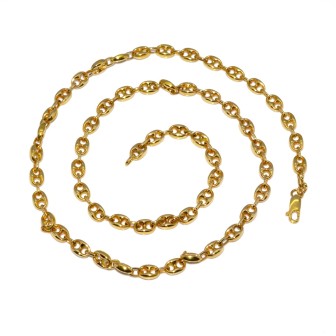 Bijoux anciens - Collier vintage en or jaune 