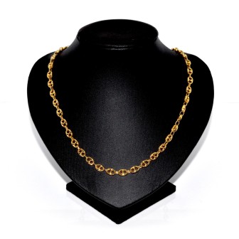 Bijoux anciens - Collier vintage en or jaune 