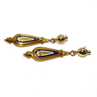 Bijoux anciens - Boucles d'oreilles ancienne 