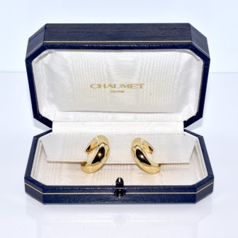 Bijoux anciens - Chaumet - Boucles d'oreilles en or