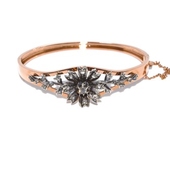 Bijoux anciens - Bracelet jonc Napoléon III 