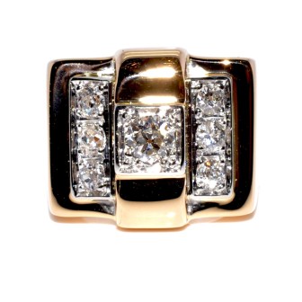 Bijoux anciens - Bague Tank 