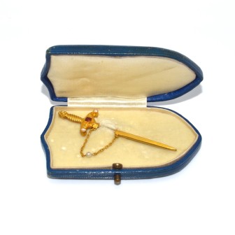 Bijoux anciens - Broche epée 
