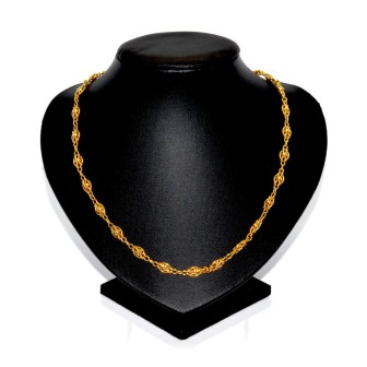 Bijoux anciens - Collier vintage en or jaune 
